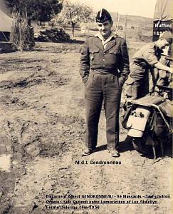 9 EME HUSSARDS DE ALBERT GENDRONNEAU 3 EME ESCADRON 1956 1957 (4)